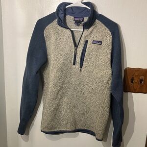 Patagonia Men's Better Sweater Quarter zip size small